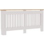 Extra Large White Radiator Cover - 172cm - Arlington