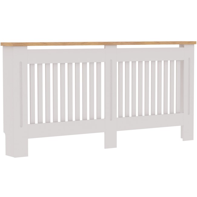 Extra Large White Radiator Cover - 172cm - Arlington