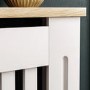 Extra Large White Radiator Cover - 172cm - Arlington