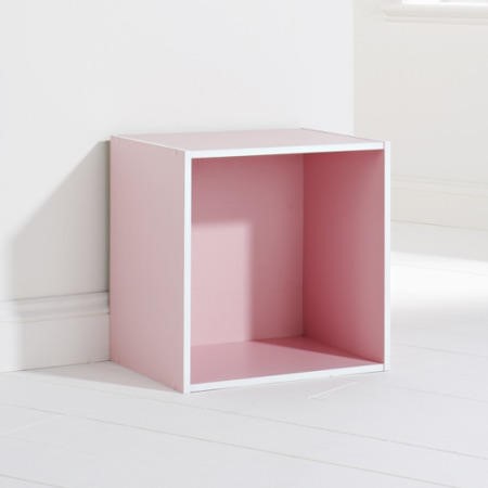 Mountrose Storage Cube In Pink - Furniture123