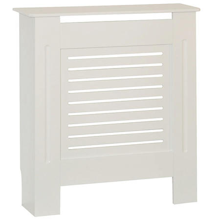 78cm White Radiator Cover - Milton