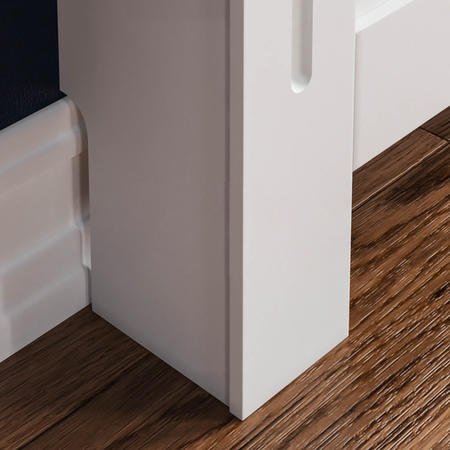 78cm White Radiator Cover - Milton