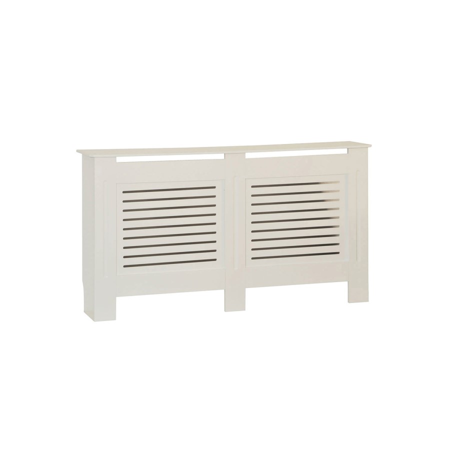 152cm White Radiator Cover - Milton