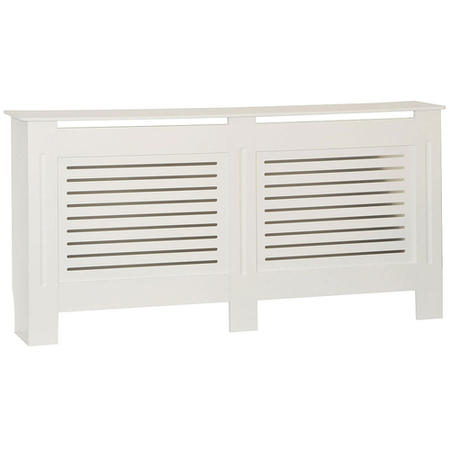 172cm White Radiator Cover - Milton