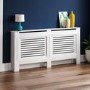172cm White Radiator Cover - Milton