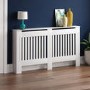 152cm White Radiator Cover - Chelsea