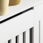 152cm White Radiator Cover - Chelsea