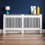 172cm White Radiator Cover - Chelsea