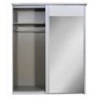 Sciae Opus 36 Sliding Door Wardrobe in White High Gloss