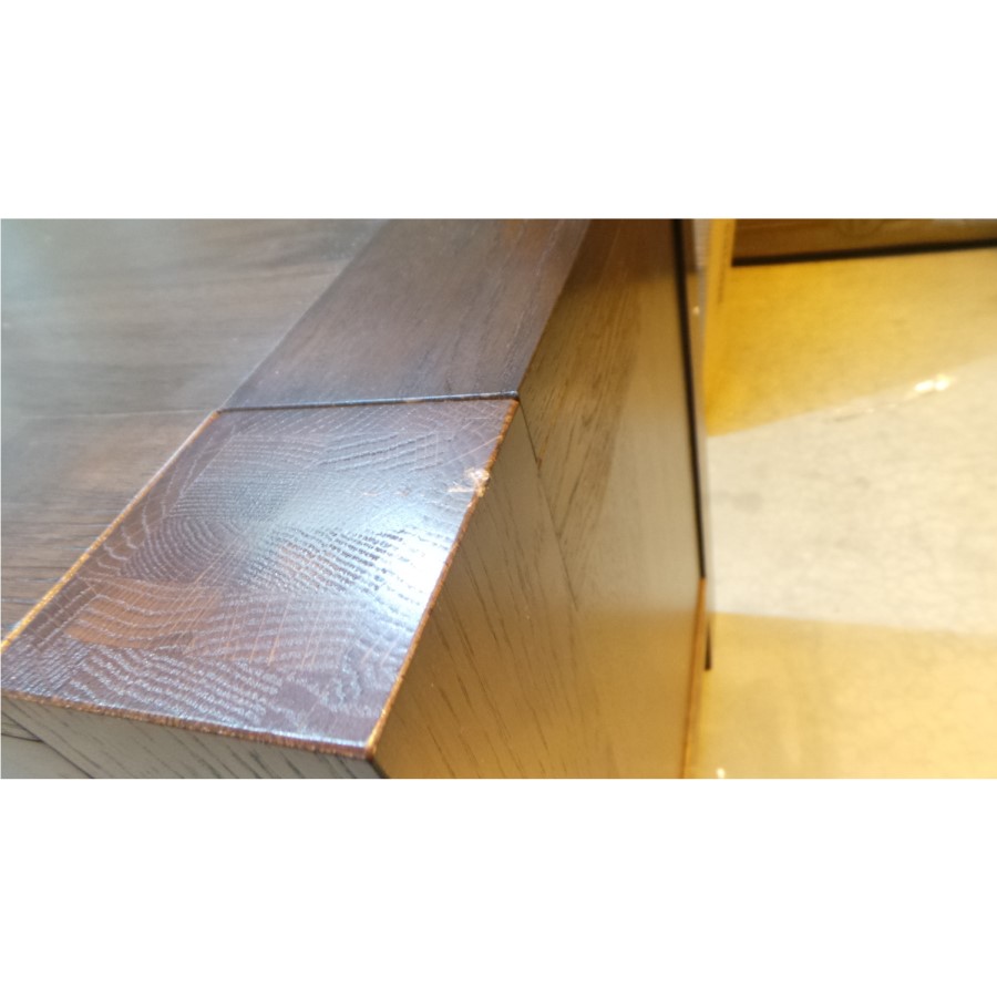 GRADE A2 - Bentley Designs Lyon Walnut Large TV Cabinet 