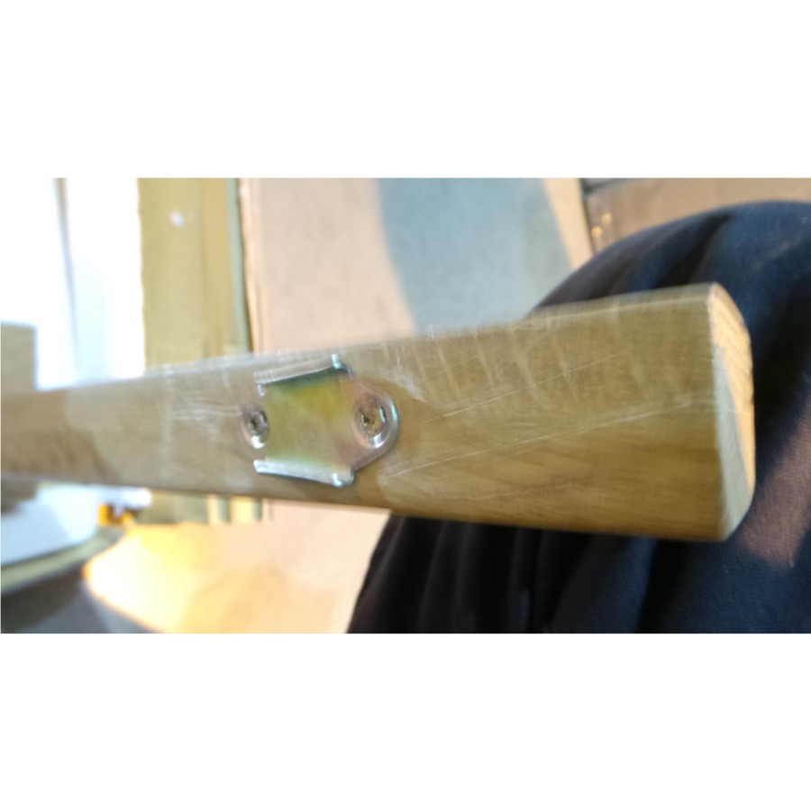 GRADE A2 - Atlantic Solid Light Oak Dressing Table Mirror