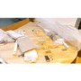 GRADE A2 - Rhode Island Round Drop Leaf Table White/Natural