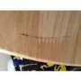 GRADE A2 - Rhode Island Round Drop Leaf Table White/Natural