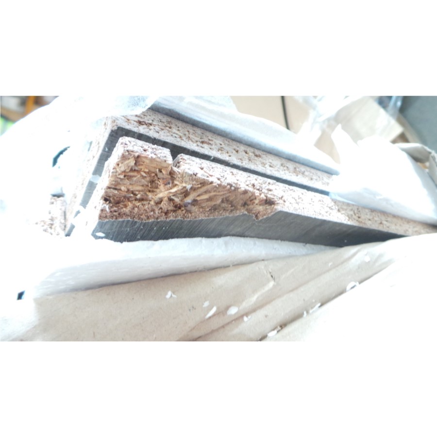 GRADE A3 - Seconique Lisbon 2 Door Sliding Wardrobe in Black Wood Grain