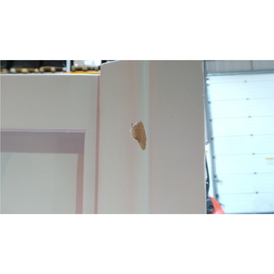 GRADE A3 - Loire Grey and Oak Kingsize Bed Frame