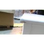 GRADE A3 - Harper Solid Wood 4+3 Wide Chest of Drawers in White