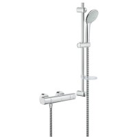 Grohe Grohtherm 1000 White Thermostatic Mixer Bar Shower with Slide Rail & Handset Grohe Grohtherm 1000 White Thermostatic Mixer Bar Shower with Slide Rail & Handset