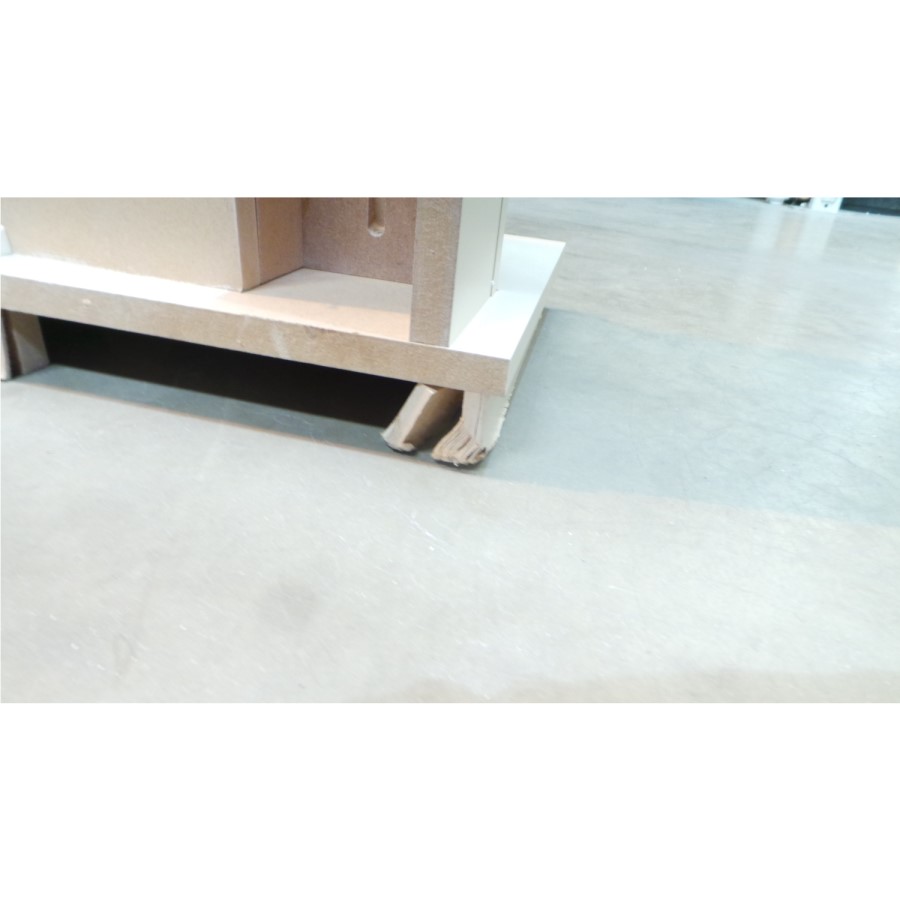 GRADE A2 - Be Modern Lusso Ivory Electric Fireplace Suite