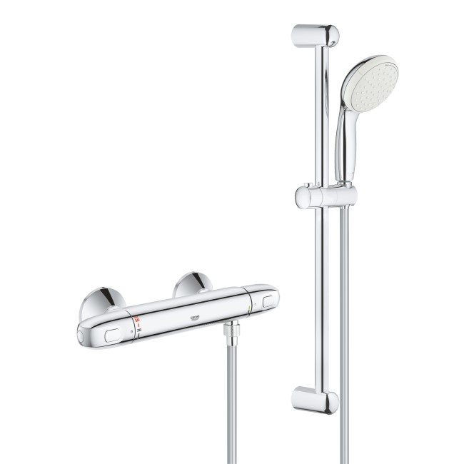 Grohe Grohtherm 1000 Thermostatic Shower Mixer and Kit