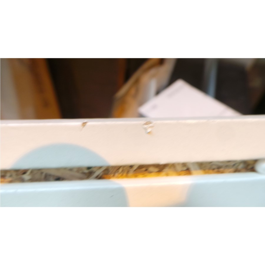 GRADE A2 - Germania White Rotating Cabinet - 10 Pairs