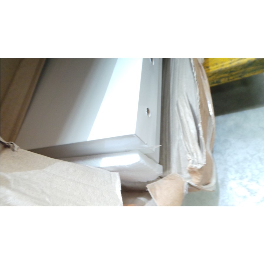 GRADE A2 - Sciae Sunrise 36 Double Bed in White High Gloss