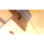 GRADE A2 - Rhode Island Round Drop Leaf Table White/Natural