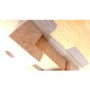 GRADE A2 - Rhode Island Round Drop Leaf Table White/Natural