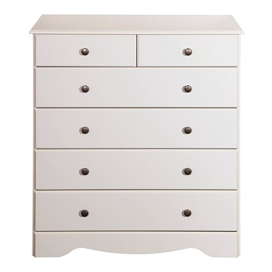 Steens Milford 2+4 Drawer Chest in Soft White