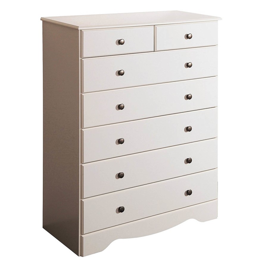 Steens Milford 2+5 Drawer Chest in Soft White