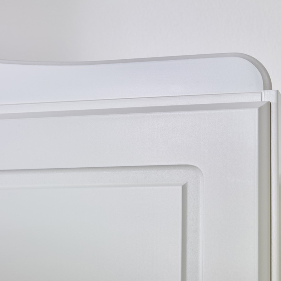 GRADE A2 - Steens Milford Triple Wardrobe in Soft White
