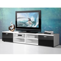 Germania 3666 Black & White High Gloss TV Unit