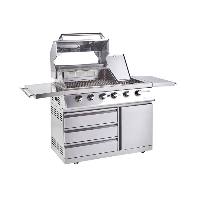 Outback Signature II - 4 Burner Dual Fuel BBQ Grill - Stainless Steel