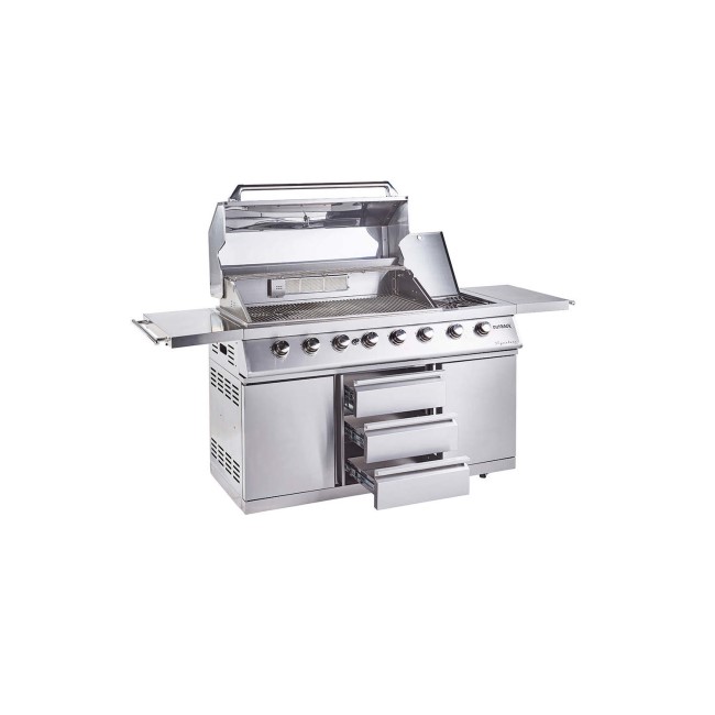 Outback Signature II - 6 Burner Dual Fuel BBQ Grill - Stainless Steel