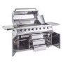 Outback Signature II - 6 Burner Dual Fuel BBQ Grill - Stainless Steel