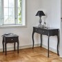 Steens Baroque 1 Drawer Bedside Table in Black