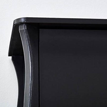 GRADE A2 - Steens Baroque 1 Drawer Wardrobe in Black