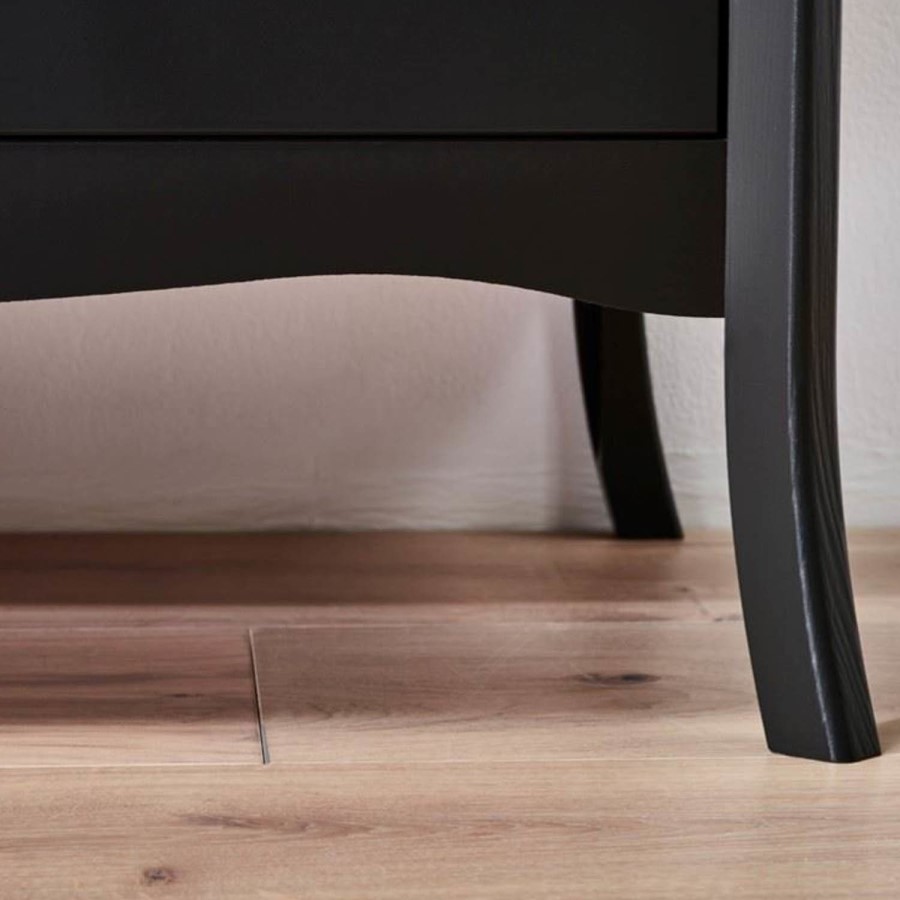 Steens Baroque Triple Wardrobe in Black