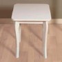 Steens Baroque Dressing Table Stool in White