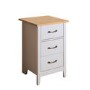 Norfolk Bedside in Grey and Pine