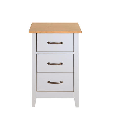 Norfolk Bedside in Grey and Pine