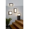 LED Outdoor Light with Grey Square Frame 