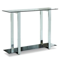 Mountrose Broadway 2 Tier Hall Table In Black 