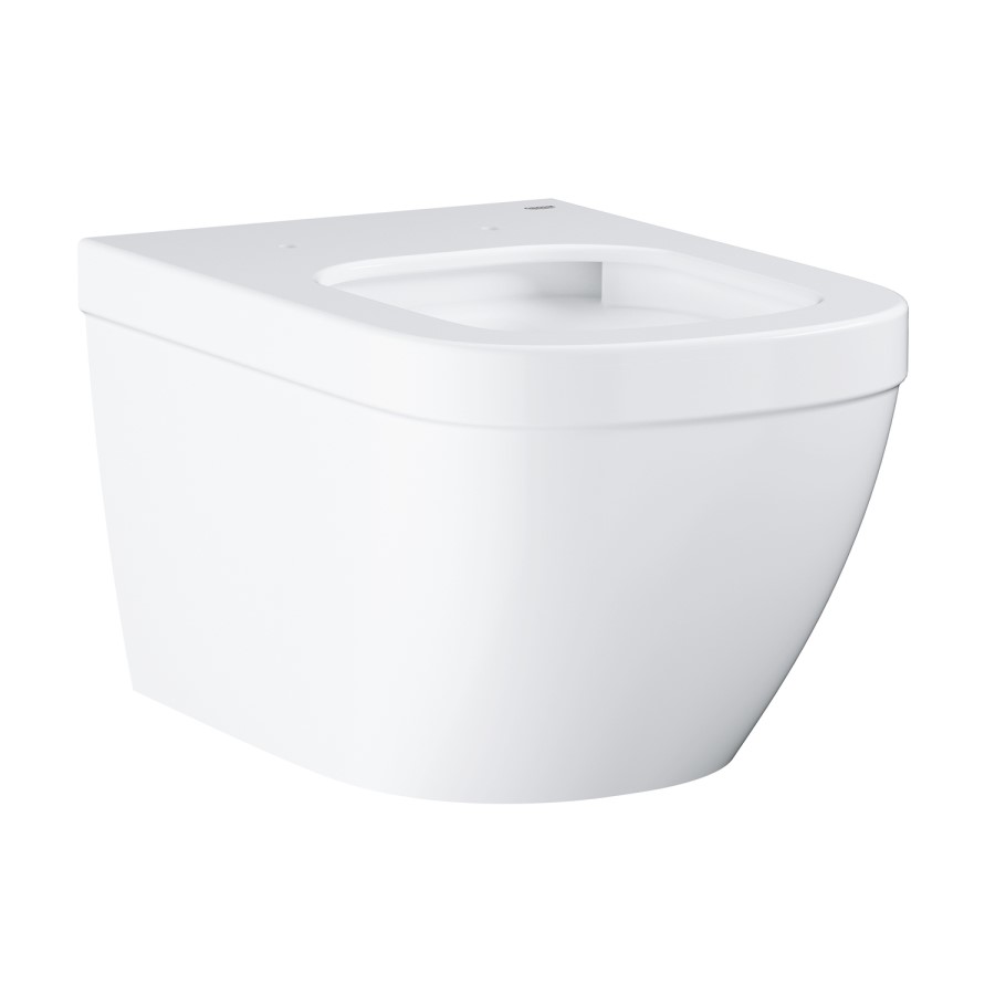 Wall Hung Rimless Toilet with Soft Close Seat - Grohe Euro