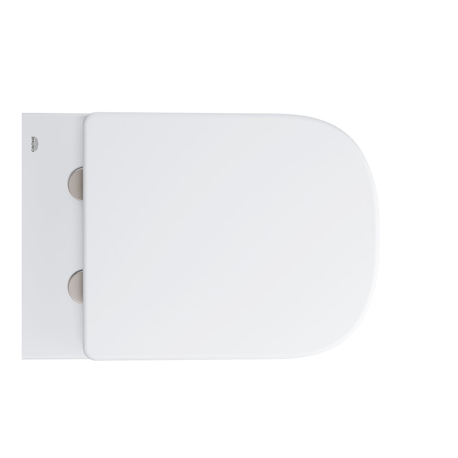 Wall Hung Rimless Toilet with Soft Close Seat - Grohe Euro