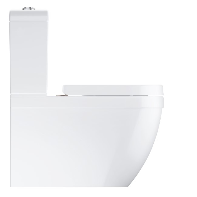 Close Coupled Rimless Toilet with Soft Close Seat - Grohe Euro