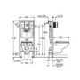 Grohe Solido 4in1 Bau Toilet Set- Toilet and Wall Hanging Frame with Cistern