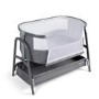 Ickle Bubba Bubba&Me Bedside Crib - Space Grey