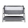 Ickle Bubba Bubba&Me Bedside Crib - Space Grey