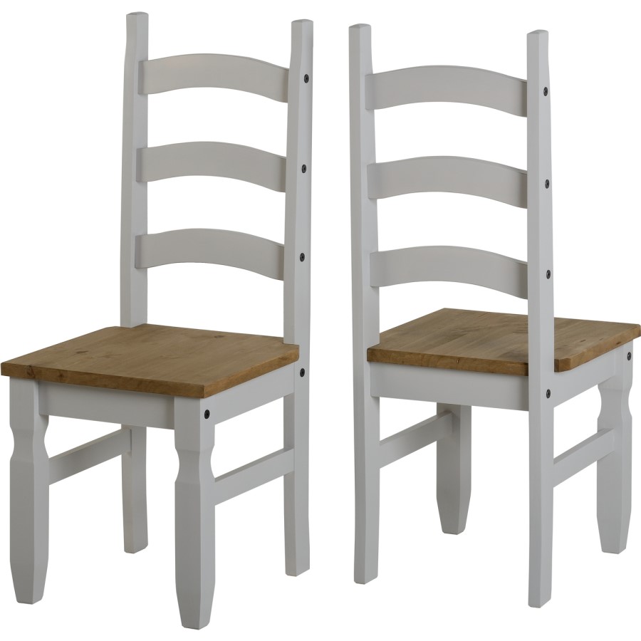 Seconique Corona Grey Dining Set and 4 Chairs