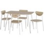 Riley Large Dining Set in Light Oak Effect Veneer